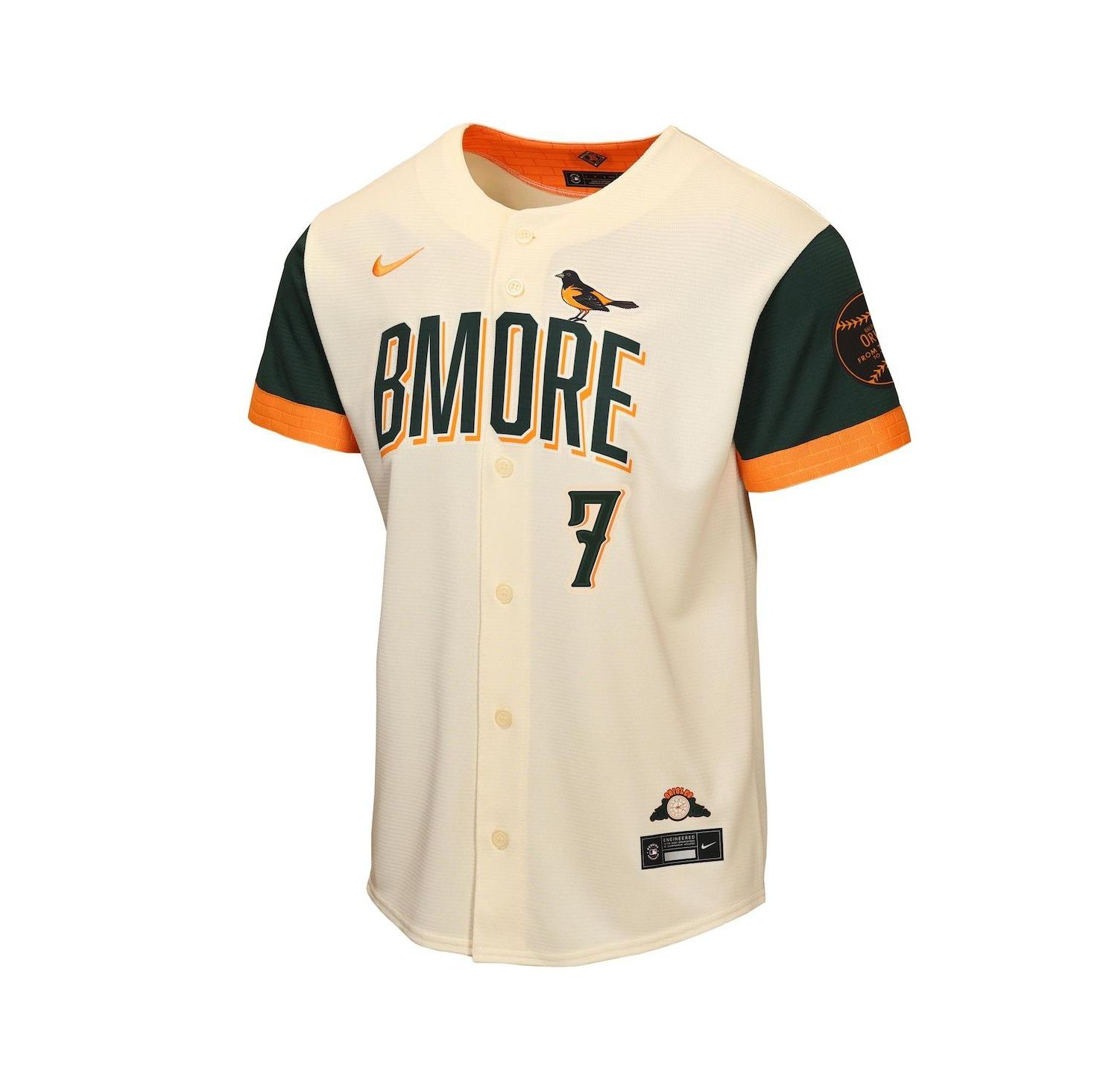 Big Boys and Girls Jackson Holliday Cream Baltimore Orioles 2026 City Connect Stadium Jersey