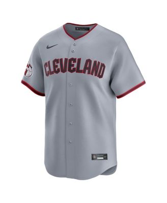 Men's Gray Cleveland Guardians Road Limited Jersey