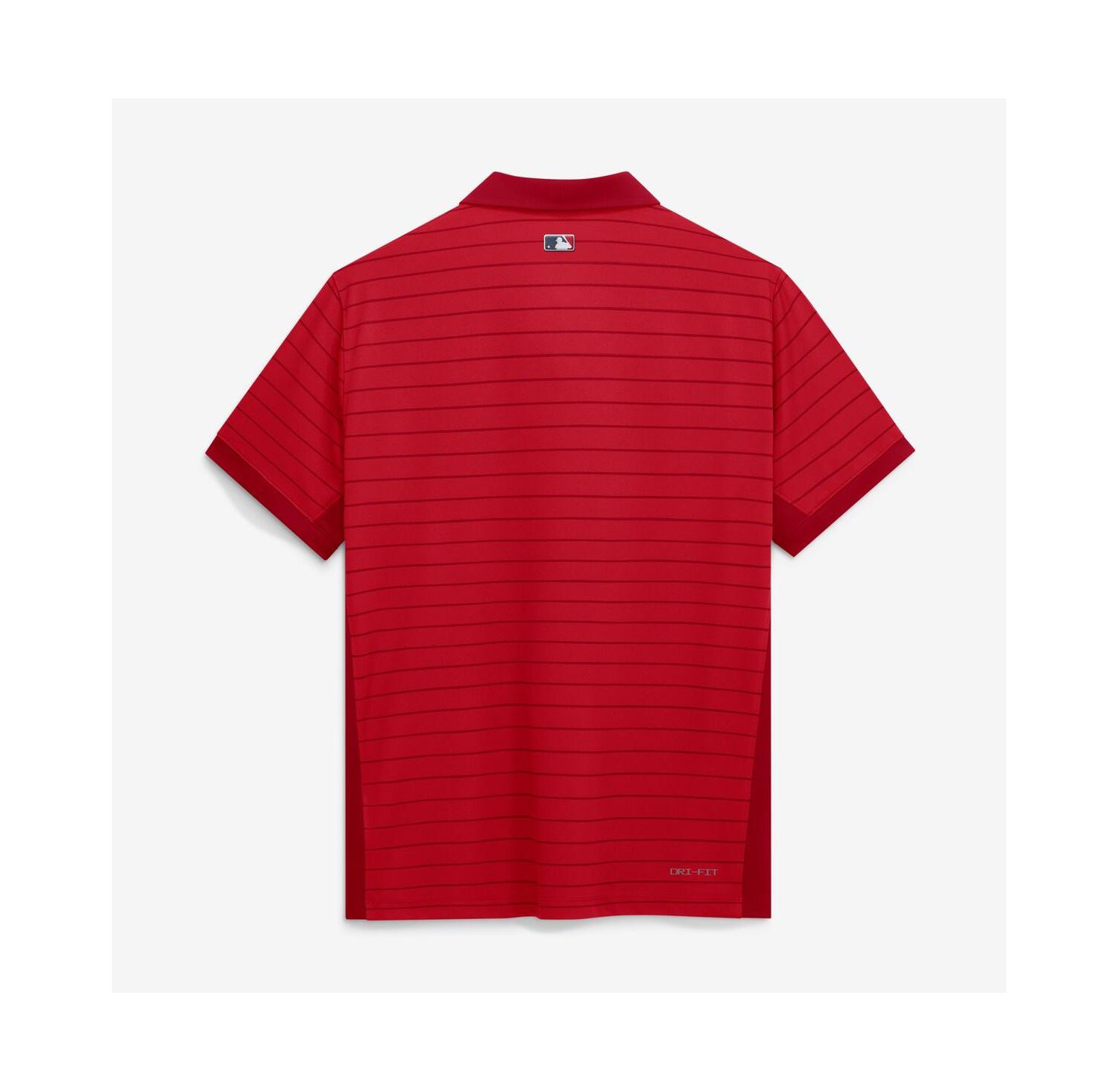 Men's Red Boston Red Sox Authentic Collection Striped Victory Dri-FIT Polo Shirt