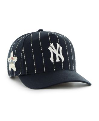 Men's x Rawlings Navy New York Yankees Pinstripe Hitch Adjustable Hat