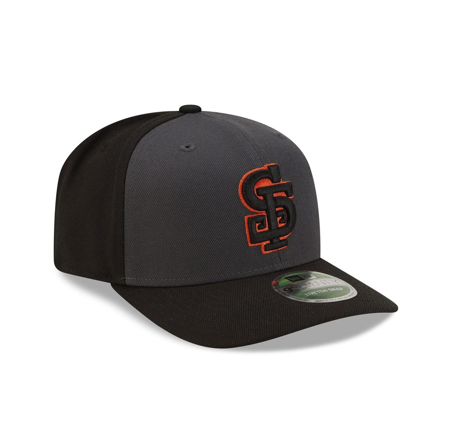 Men's Gray/Black San Francisco Giants Player Replica Alternate 9SEVENTY Adjustable Hat