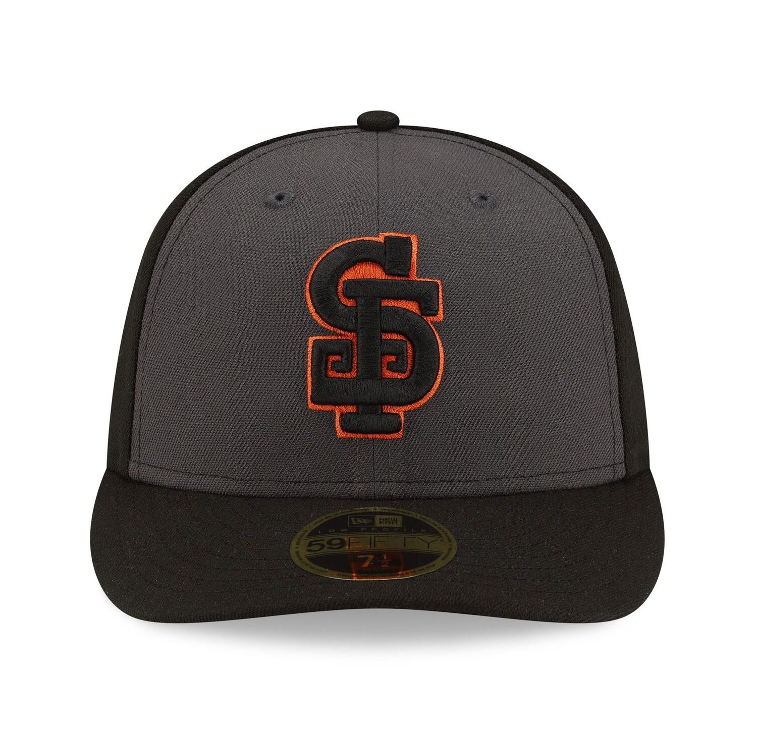 Men's Gray/Black San Francisco Giants Authentic Collection Alternate Low Profile 59FIFTY Fitted Hat