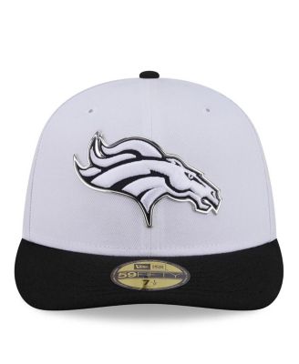 Men's White/Black Denver Broncos 2026 NFL Draft Pre-Curved 59FIFTY Fitted Hat
