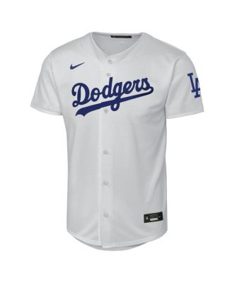 Big Boys and Girls White Los Angeles Dodgers Home Stadium Jersey