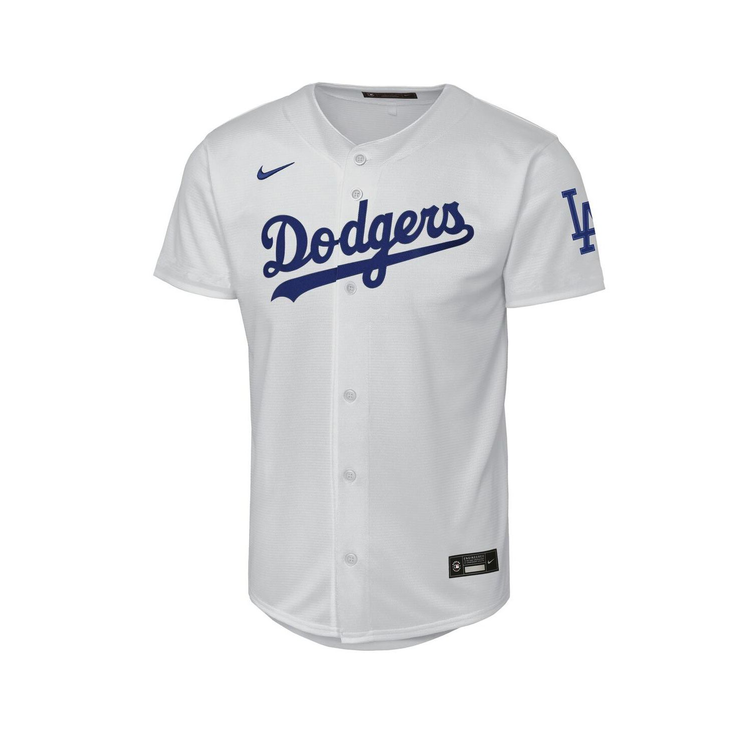 Big Boys and Girls White Los Angeles Dodgers Home Stadium Jersey