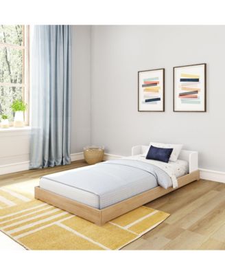 Max and Lily Mid-Century Modern Twin Floor Bed