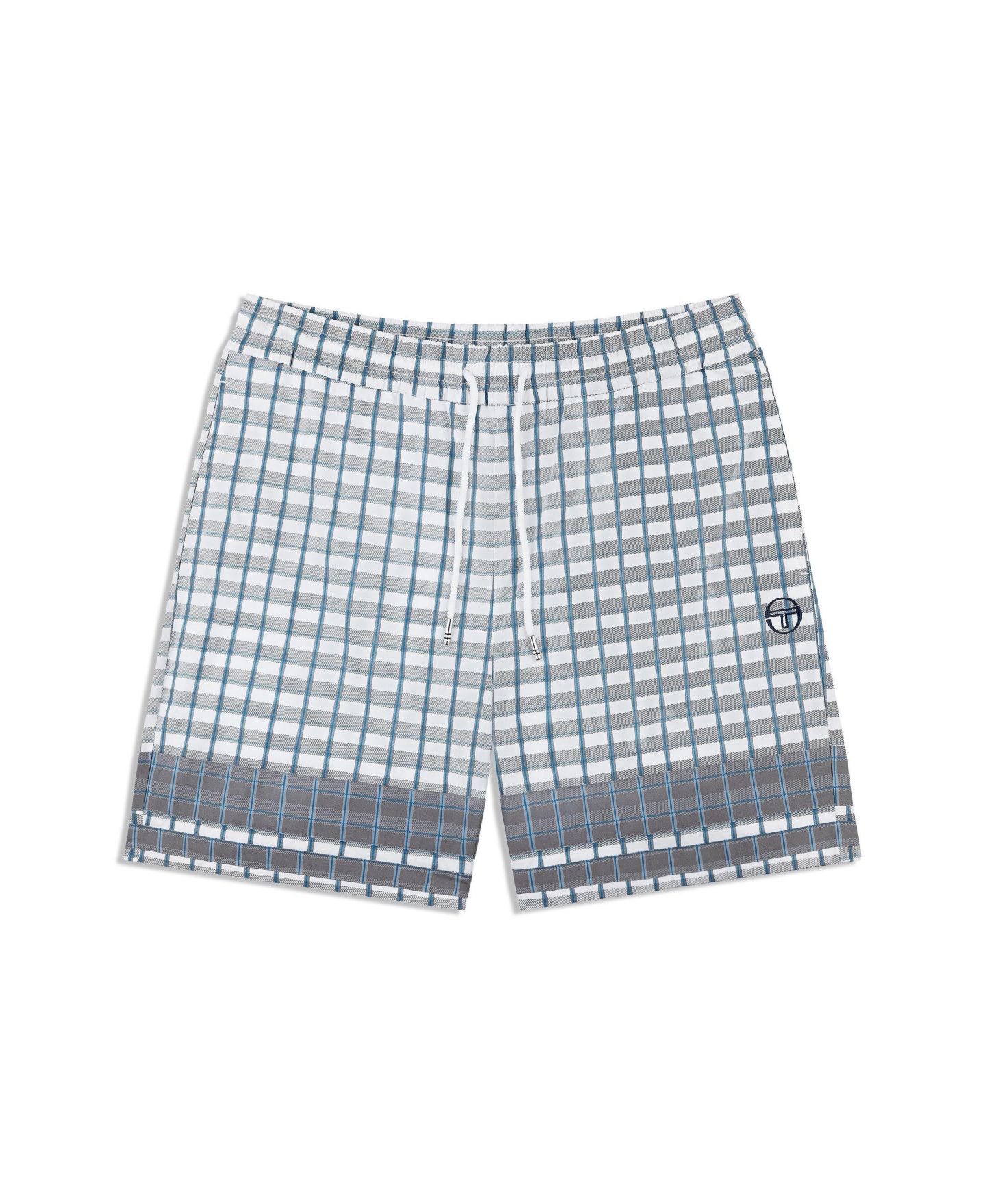 Мужские шорты Sergio Tacchini Quadretto Cabana Short, цвет: Яркий белый — фото 5
