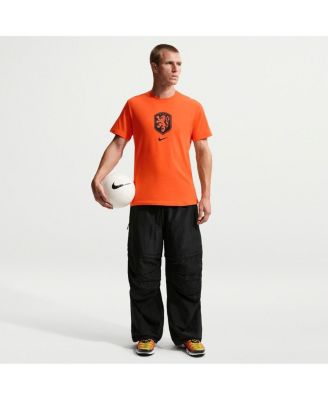 Men's Orange Netherlands National Team Crest T-Shirt