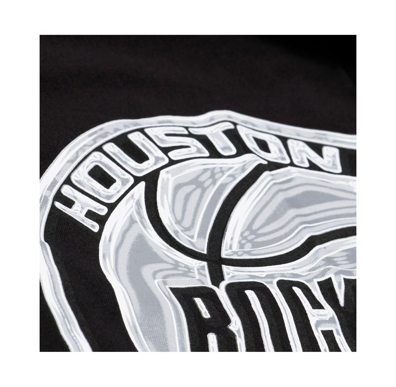 Men's Black Houston Rockets Chrome Heritage T-Shirt