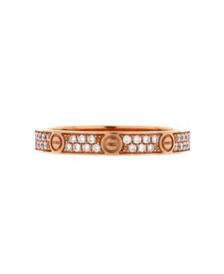 Love Wedding Band Pave Diamonds Ring