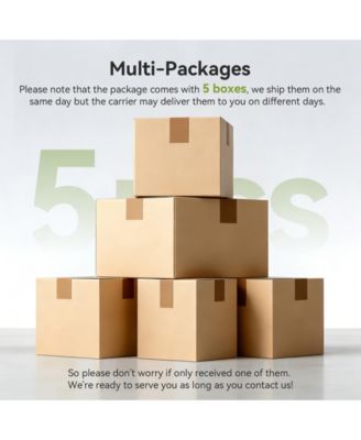 4-Piece Patio Conversation Set with 2 Armchairs, Loveseat & Coffee Table, Outdoor Accent Chairs with Removable Cushion, Sturdy Metal Frame