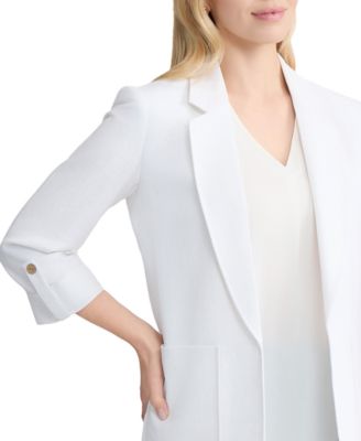 Women's Notch Collar Patch Pocket Jacket