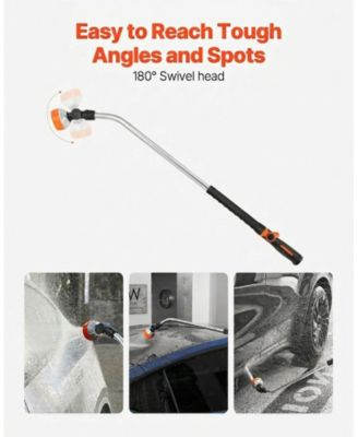 Watering Wand, 36-Inch, 8 Spray Patterns, Heavy Duty Garden Hose Nozzle