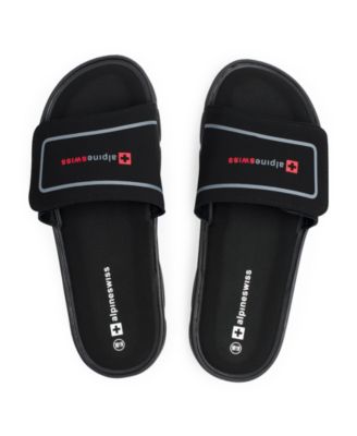 Men's Gabe Men Slide Sandals Shock-absorbing foam Insole for Arch Support Adjustable Strap Athletic Sandals Anti-Slip Traction EVA Foam Outsole