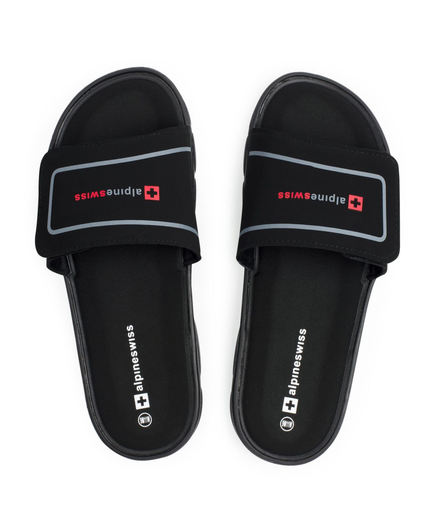 Men's Gabe Cloud Slide Sandals For Men Shock-Absorbing Foam Insole With Arch Support Adjustable Strap Waterproof Anti-Slip Recovery Slides