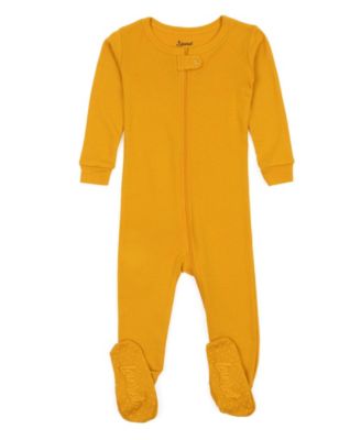 Baby Matching Family One Piece Footed Cotton Solid Color Pajamas 03M-24M