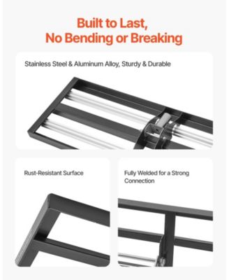 Updated Lawn Leveling Rake, 36" x 10", Stainless Steel for Yard and Golf Course