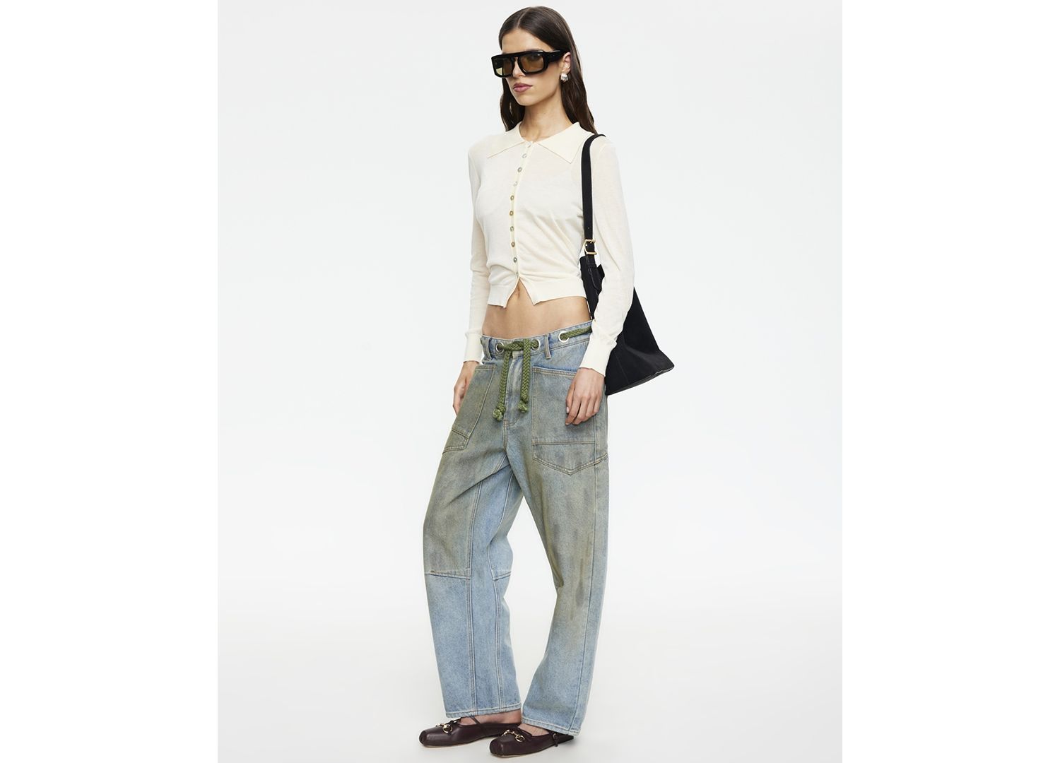 Women's Rush Hour Tie-Front Side Jeans