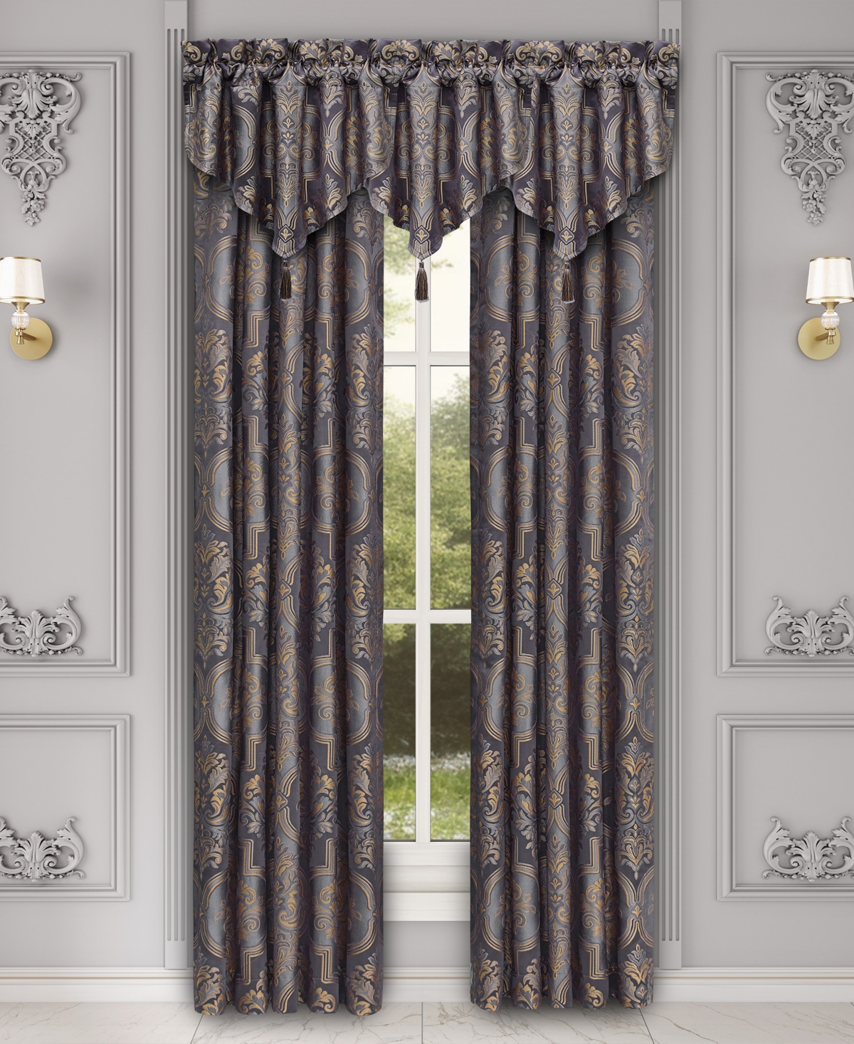 Five Queens Court Manchester Window Panel Pair