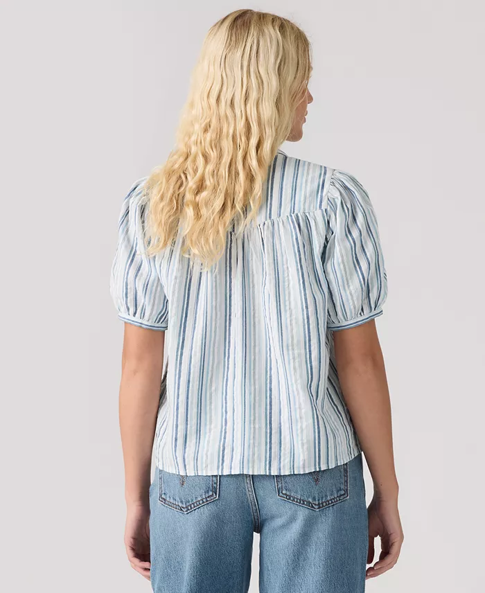 Women's Amelie Cotton Poplin Blouse - thumbnail 8