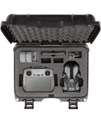 915 Waterproof Hard Case with Foam Insert for DJI Mini 5 Pro Fly More Combo Plus, Black