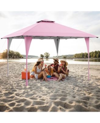 13 x 13 ft Pop Up Gazebo with Carrying Bag Stakes and Wind Ropes