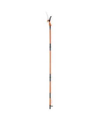 Manual Pole Saw, 7.3-27 ft Extendable Tree Pruner with Steel Blade for Branch Trimming