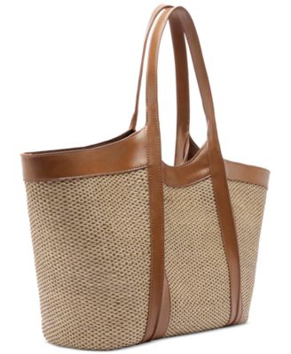 Liana Large Snap Button Shopping Handbag