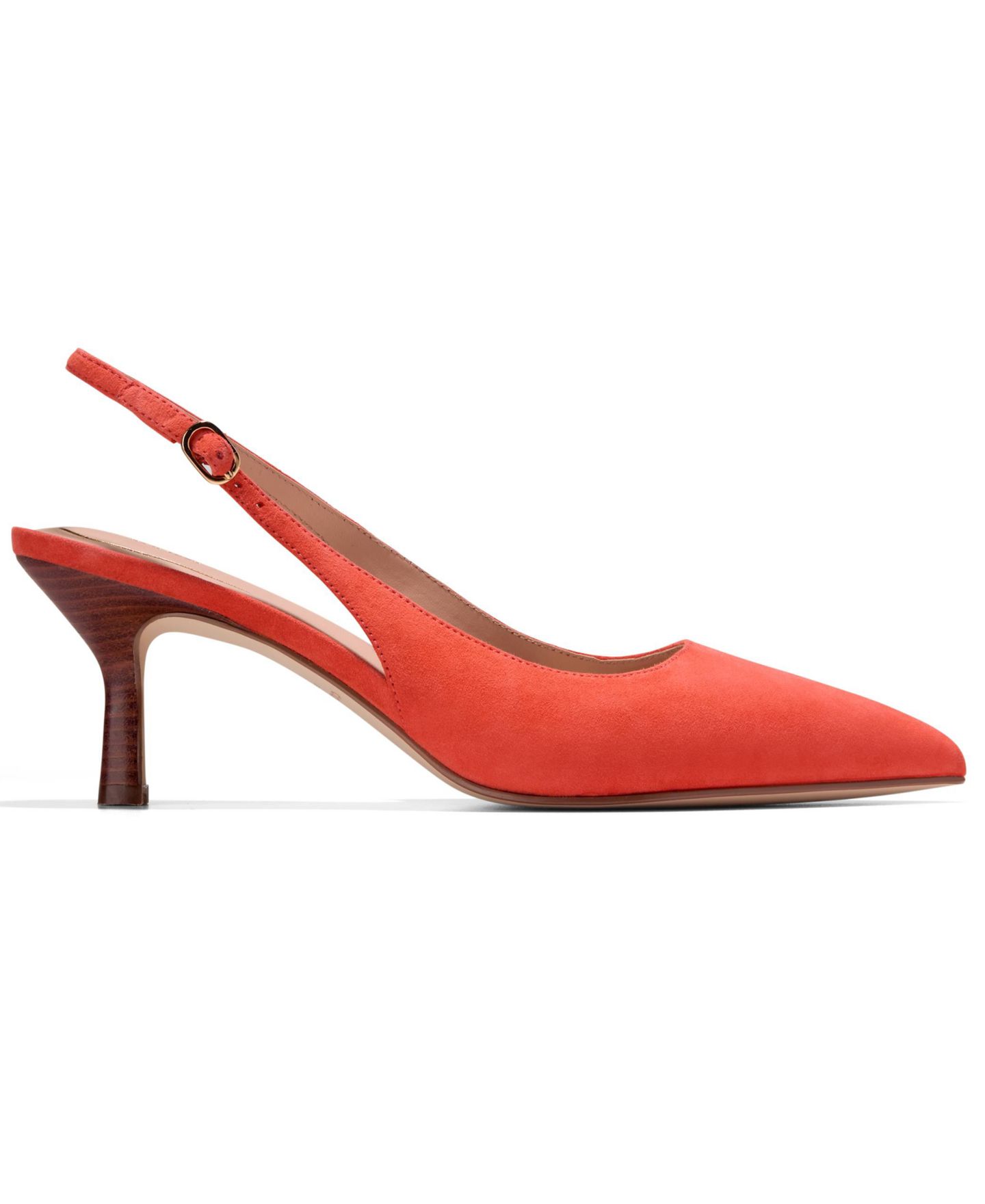 Женские туфли Cole Haan Hansell Slingback Pumps, цвет: Инжирный замшевый — фото 2