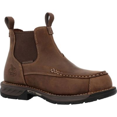 Men's Athens 360 Moc-Toe Chelsea Waterproof Nano Composite Toe Work Boot