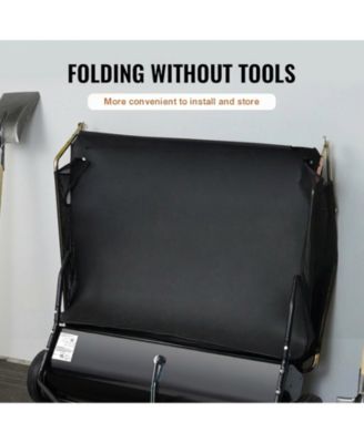 Tow Behind Lawn Sweeper, 50 in, 26 cu. ft Capacity, Adjustable Sweeping Height