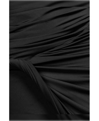 Women's Draped Sleeveless Maxi Dress