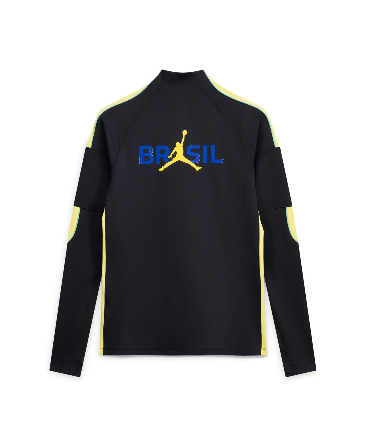 Jordan Women's Black Brazil National Team 2026 Strike Dri-fit Long Sleeve Quarter-Zip Drill Top
