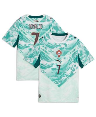 Big Boys and Girls Cristiano Ronaldo White Portugal National Team 2026 Away Replica Jersey