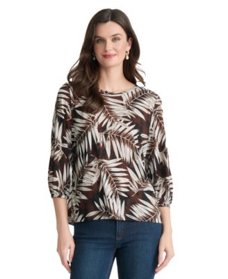 Women's Printed Crewneck Top