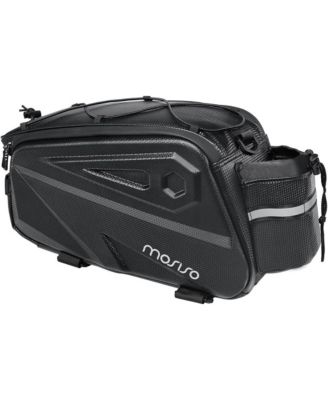 Bike Rear Rack Bag 14L Waterproof Trunk Bag with Shoulder Strap, EVA Cycling Storage Pouch for Commuting, Travel and Outdoor Use