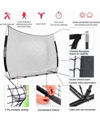 Sports Barrier Net,Sports Net,Barricade Backstop Net,Perfect for Baseball,Softball,Soccer, Basketball,Lacrosse