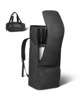 29.9 Inch Telescope Carrying Case with Shoulder Straps and Storage Pockets