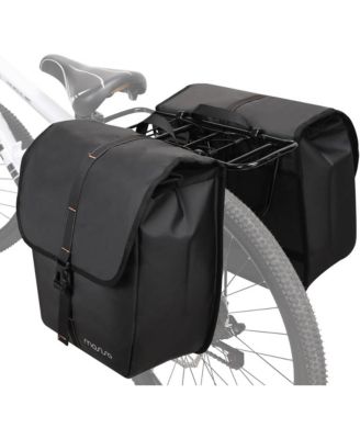 20L Bike Pannier Bags 2 Pack Waterproof Bicycle Rear Rack Storage Saddle Bags for Cycling Commuting Travel