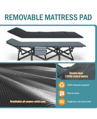 Camping Folding Bed Tent Portable Sleeping Outdoor Office 450Lbs Camping Outdoor Recreation Gear