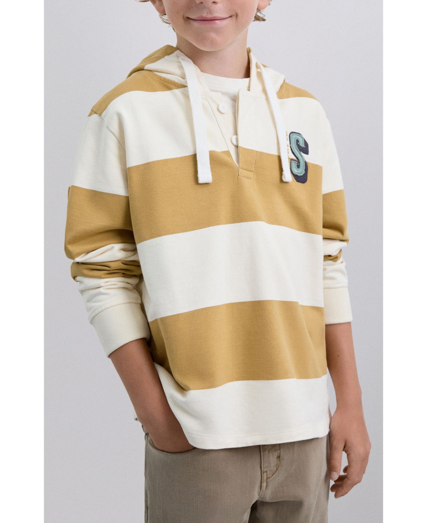 Kids Stripes skull hoodie