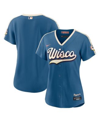 Women's Mineral Blue Milwaukee Brewers 2026 City Connect Stadium Jersey