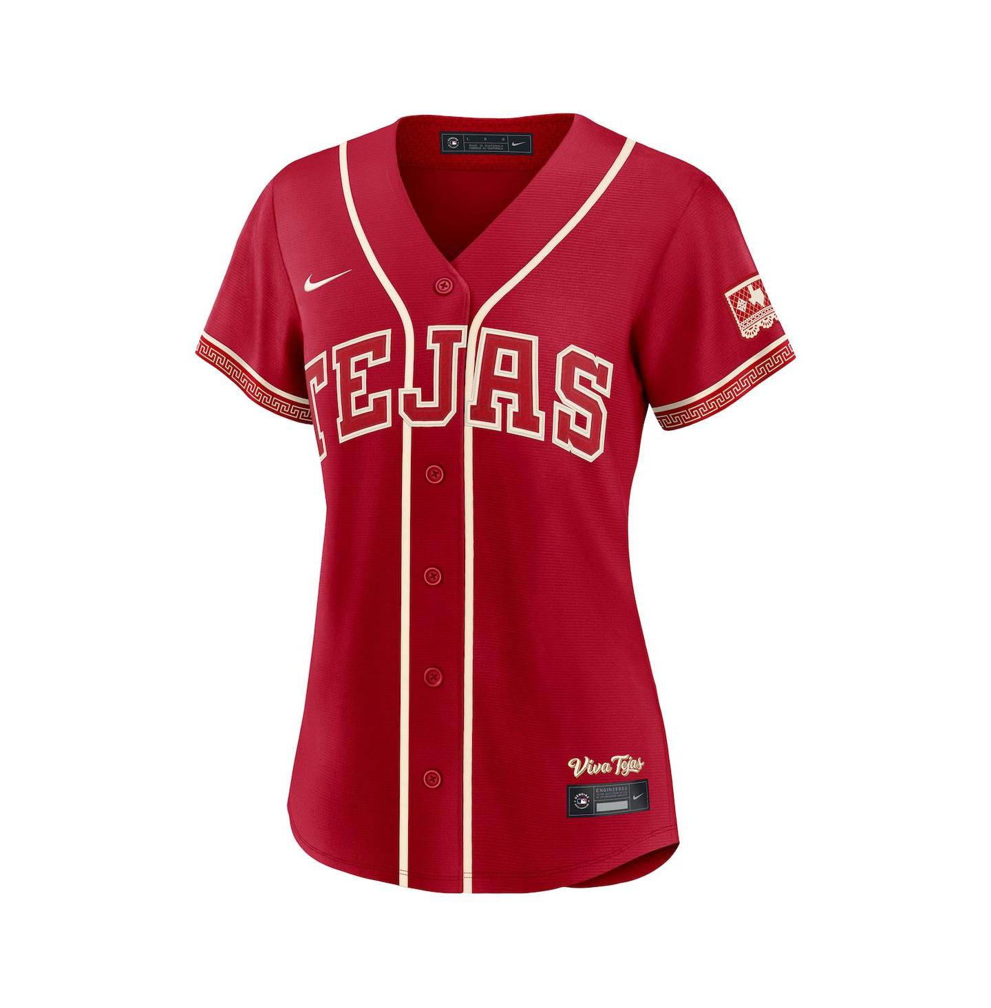 Женский топ Nike Jacob DeGrom Red Texas Rangers 2026 City Connect Stadium Jersey — фото 2