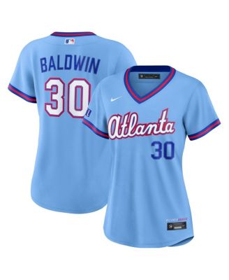 Women's Drake Baldwin Powder Blue Atlanta Braves 2026 City Connect Stadium Jersey