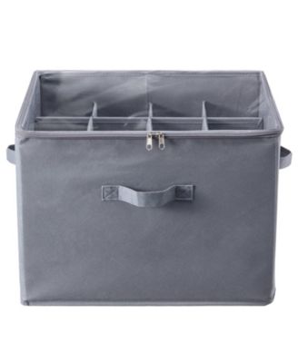 Under-Bed Shoe Organizer with 16 Compartments and Clear Window