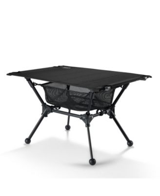 Camping Table Portable Folding Mesh Storage Net High Low Options Camping Outdoor Recreation Gear