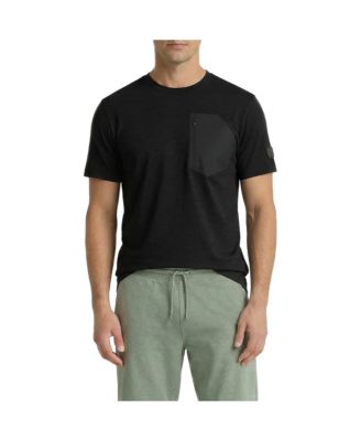 Men's Office-Leisure Collection Jersey Short Sleeve Tee with Zip Pocket