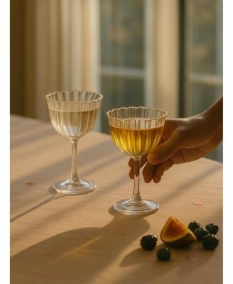 Kira Stemware Coupes, Set of 2