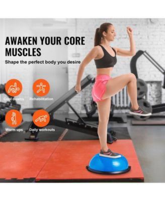 Half Balance Ball Trainer 660 lbs with Foot Pump