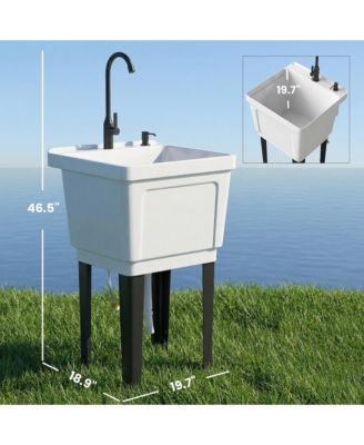 Portable Camping Sink, Handwashing Station Basin